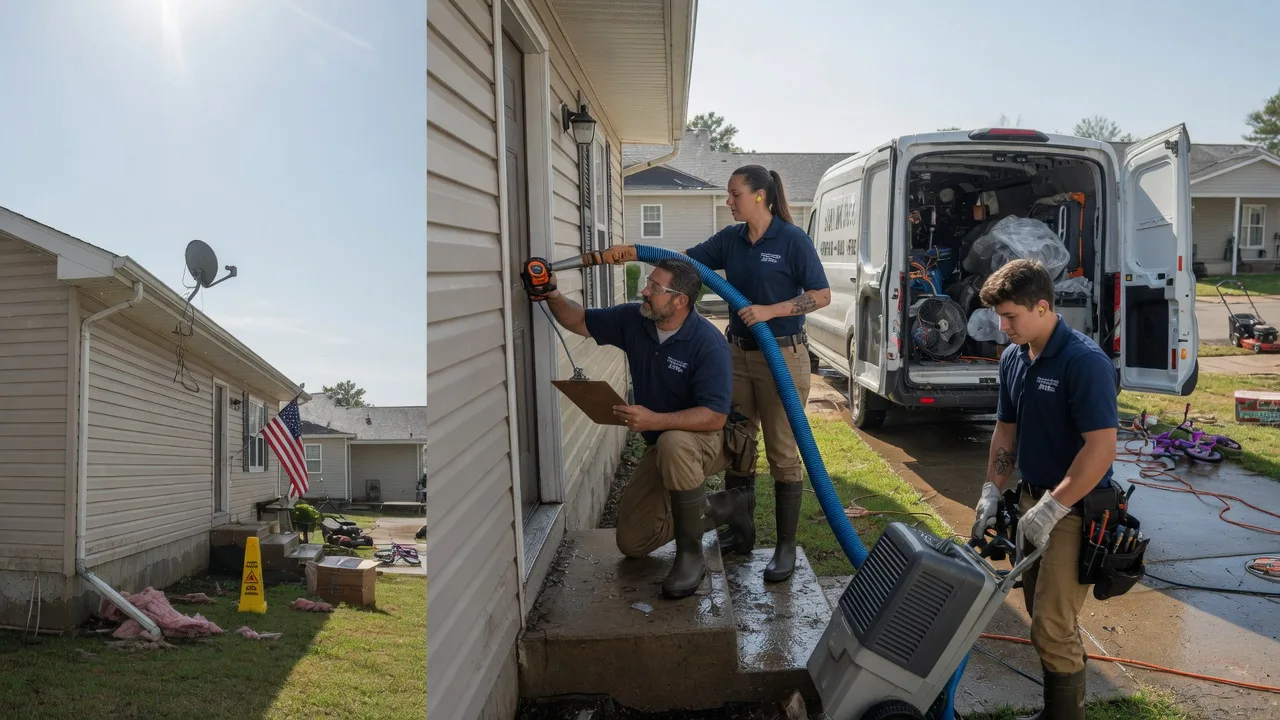 Ceiling Water Damage Restoration in Concord, AR near me